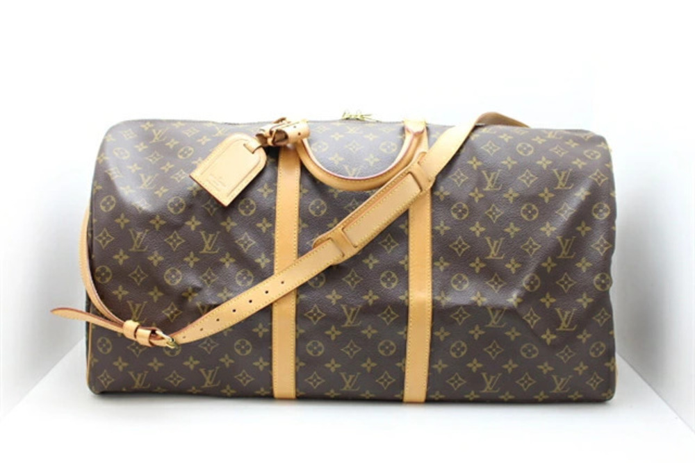 LOUIS VUITTON Keepall Bandouliere Monogram Boston Bag Strap